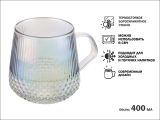 Кружка стеклянная, 400 мл, серия SONATA BRILLIANT, PERFECTO LINEA 