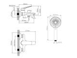 Watch image 2 Смеситель для ванны (Lt) D35, серия POS AV Engineering