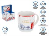 Кружка керамическая, в кор., 360 мл., GOLDEN WISHES-1, PERFECTO LINEA
