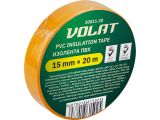 Изолента ПВХ 15ммх20м желтая ВОЛАТ