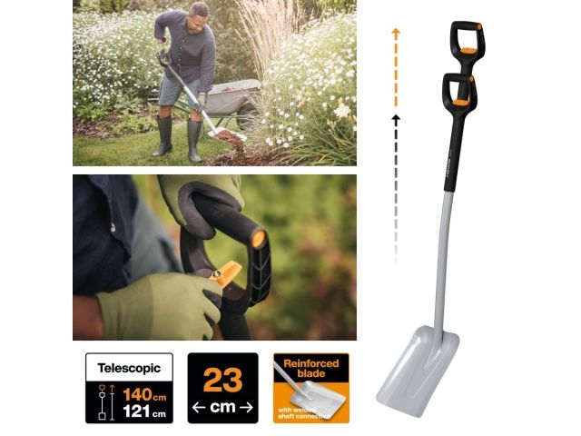 Image 6 Лопата совковая телескопическая Xact FISKARS