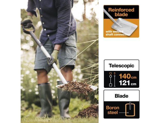 Image 7 Лопата совковая телескопическая Xact FISKARS