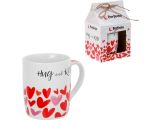Watch image 2 Кружка керамическая, в кор., 350 мл., LOVE HEARTS-2, PERFECTO LINEA