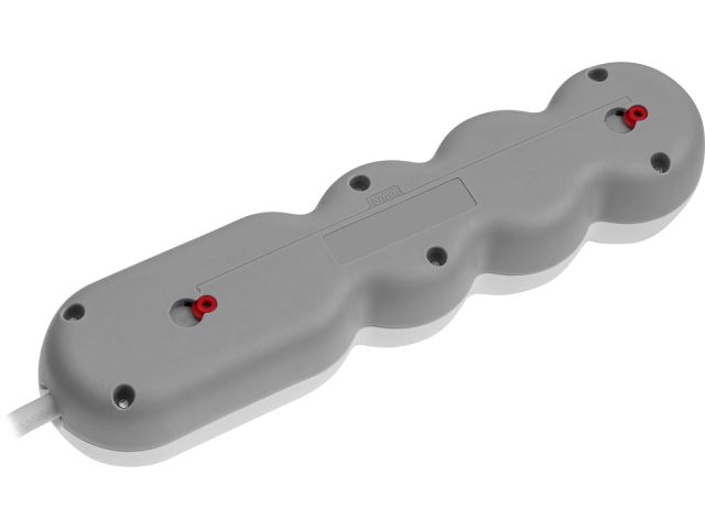 Image 2 Удлинитель 3м (4 роз., 2,2кВт, с/з, выкл, ПВС 3х0,75) LEIDEN ELECTRIC