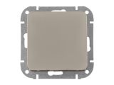 Выключатель 1 клав. (cкрытый, 10А) песочный, Astrum, BYLECTRICA