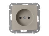 Розетка 1-ая телефонная (скрытая) песочная, Astrum, BYLECTRICA