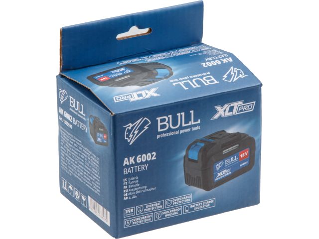 Image 5 Аккумулятор BULL AK 6002 18.0 В, 6.0 А/ч, Li-Ion XLTpro