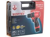 Watch image 11 Аккум. дрель-шуруповерт WORTEX LX BD 1215-1 Li 12В, 30 Нм, 1.5 Ач акб, патрон 10 мм, бесщёт.