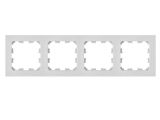 Рамка 4-местная белая, Astrum, BYLECTRICA