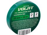 Изолента ПВХ 15ммх20м зеленая ВОЛАТ