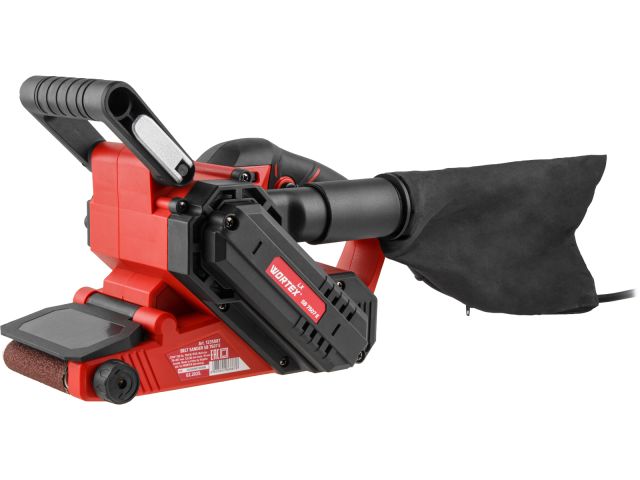Image 1 Ленточная шлифмашина WORTEX LX SB 7507 E в кор. 750 Вт, лента 76х457 мм, откидной носик.