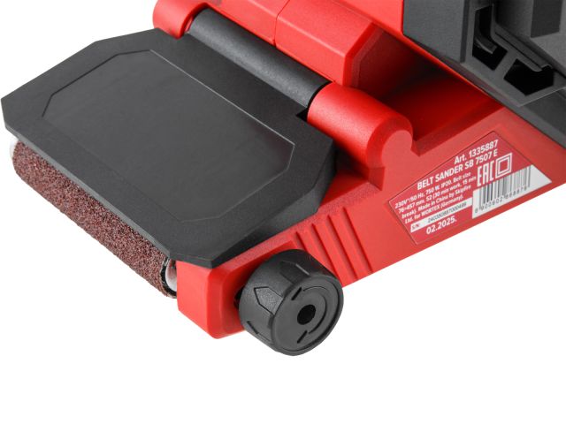Image 5 Ленточная шлифмашина WORTEX LX SB 7507 E в кор. 750 Вт, лента 76х457 мм, откидной носик.