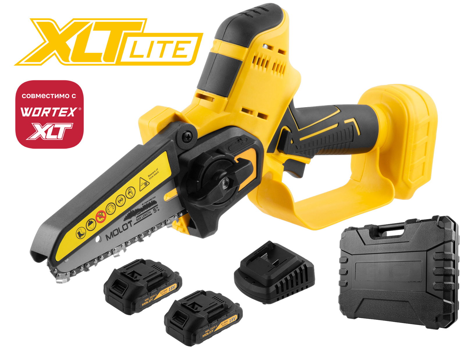 Аккум. мини-пила MOLOT MMS 1805 XLT Lite SET