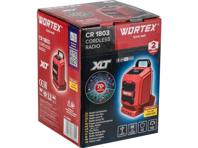 Image 9 Аккум. радио WORTEX CR 1803 в кор. ALL1 XLT SOLO