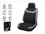 Чехол на сиденье автомобиля универсальный, полиэстер, черно-серый, ARIZONE