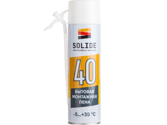 Image 1 Пена монтажная бытовая всесезонная SOLIDE Foam 40 (500мл)