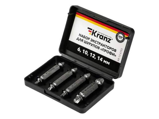 Image 2 Набор экстракторов для шурупов Профи KRANZ