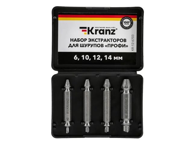 Image 3 Набор экстракторов для шурупов Профи KRANZ
