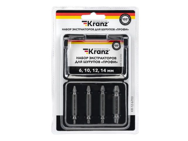 Image 4 Набор экстракторов для шурупов Профи KRANZ