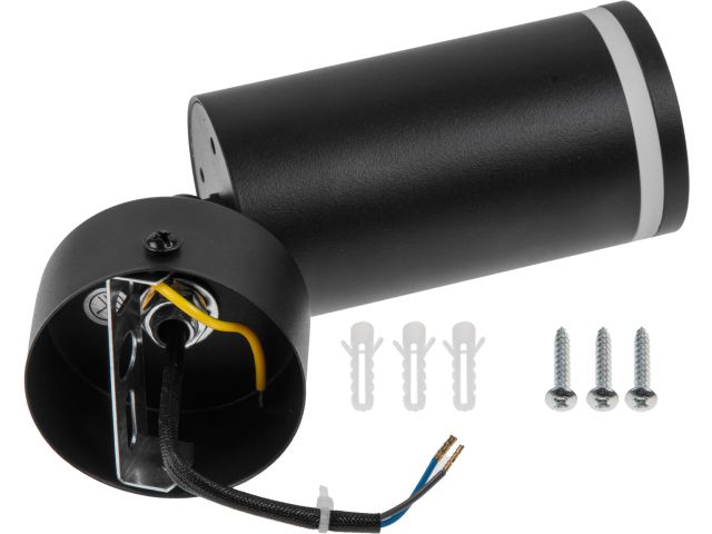 Image 4 Светильник накладной поворотный/черный GU10 12 Вт LEIDEN ELECTRIC