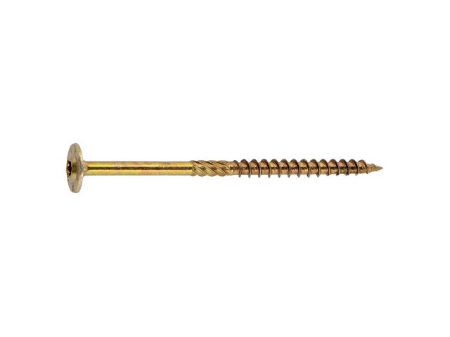 Шуруп конструкционный 6.0х70 мм по дереву, с прессшайбой, T30 (10 шт в зип-локе) STARFIX