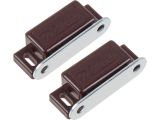 Защелка магнитная 45мм коричневая (2 шт в пакете) STARFIX