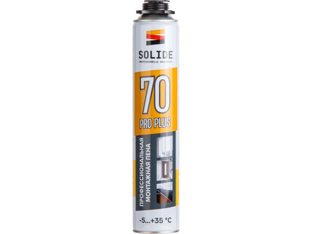 Image 1 Пена монтажная профессиональная всесезонная SOLIDE Foam Pro Plus 70 (750мл)