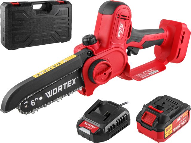 Image 2 Аккум. мини-пила WORTEX CEC 2518-2 в чем. ALL1 XLT SET БЕСЩЕТ., 18 В, 15 см