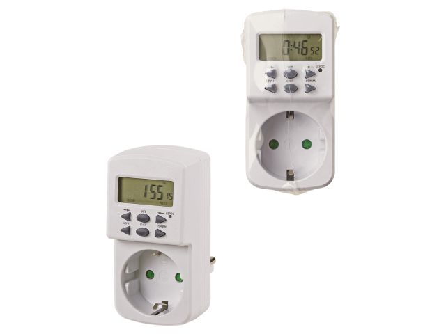 Image 1 Таймер розеточный ТРЭ-Н-01-1мин/7дн-10on/off-8А (недельный) упак.-термоусад.пленка "Народный"