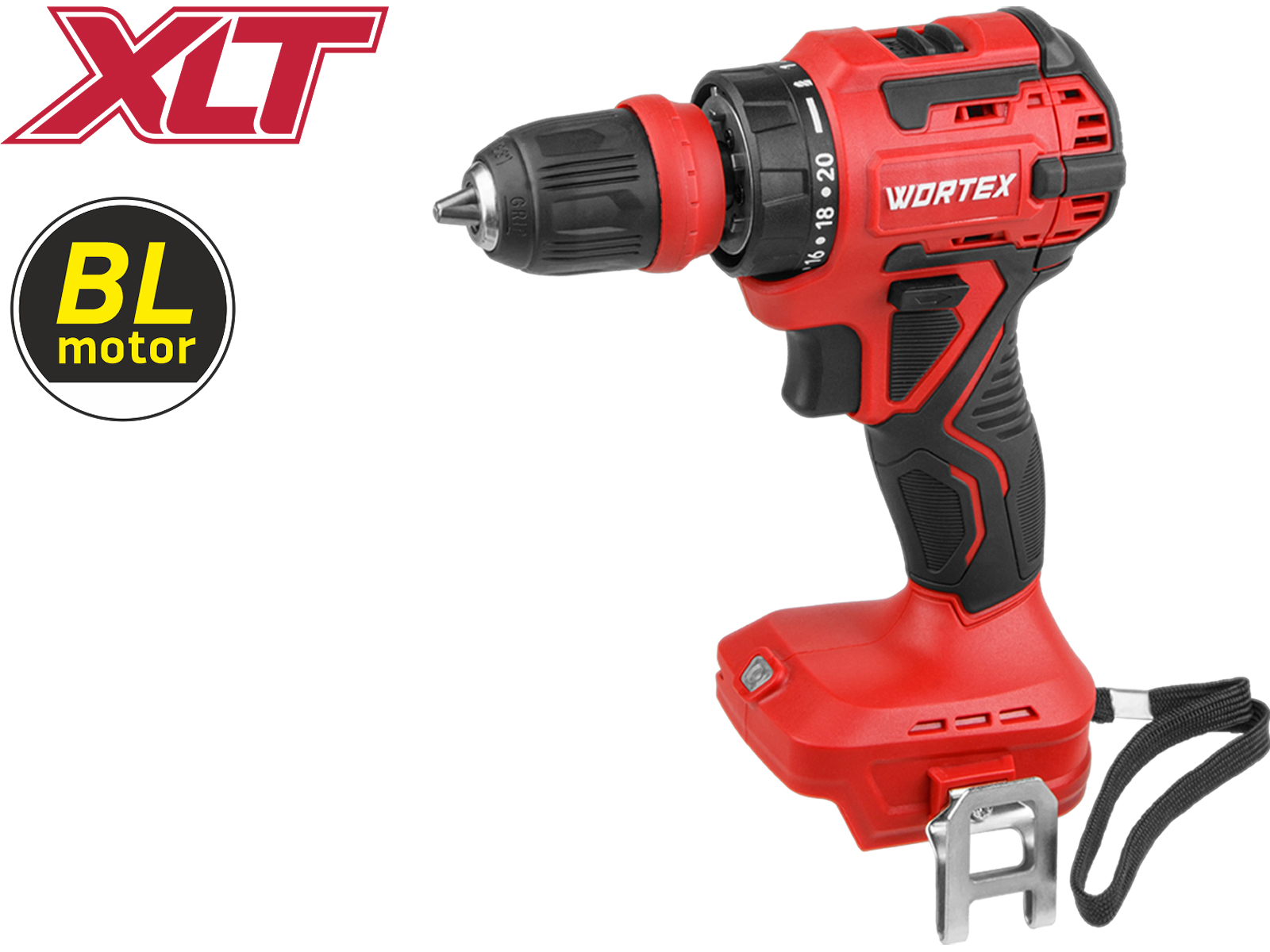 Аккум. дрель-шуруповерт WORTEX BD 2025 LiSET в чем. ALL1 XLT SOLO БЕСЩЕТ, 18 В, 55 Н*м, БЗП 10 мм