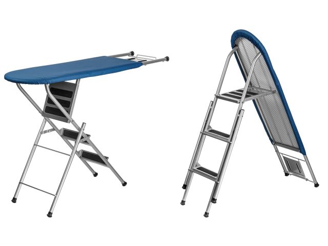 Image 5 Доска гладильная - стремянка, Ruby 1, (1250х340 мм), с подставкой под утюг, PERFECTO LINEA