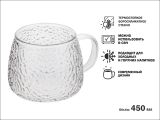 Кружка стеклянная, 450 мл, серия SYMPHONY CLEAR, PERFECTO LINEA 