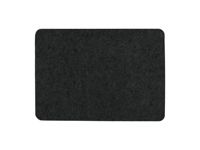 Image 1 Коврик влаговпитывающий, ребристый  "Slim", без борта, подложка tpr, 50*80 см "VORTEX", черный