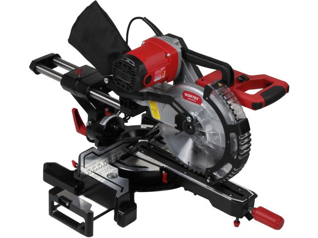 Image 2 Торцовочная пила WORTEX MS 2518 LO в кор. 1800 Вт, 255 мм, 5000 об, глуб. до 90 мм, шир. до 340 мм