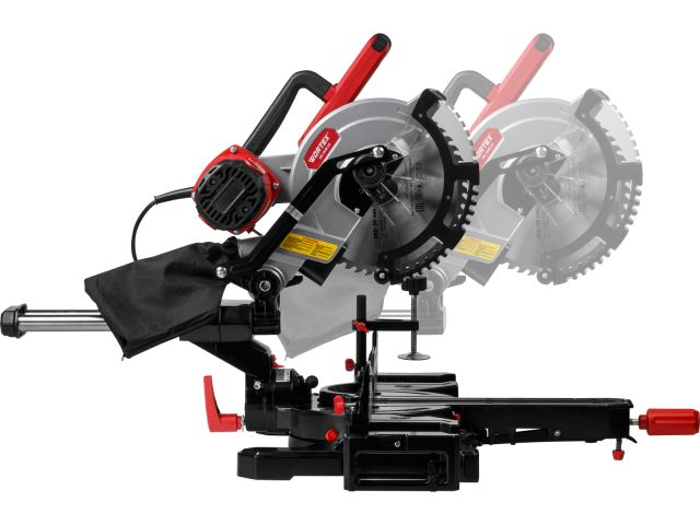 Image 4 Торцовочная пила WORTEX MS 2518 LO в кор. 1800 Вт, 255 мм, 5000 об, глуб. до 90 мм, шир. до 340 мм