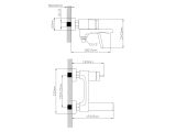Watch image 3 Смеситель для ванны D35, серия 750 ECONOCE