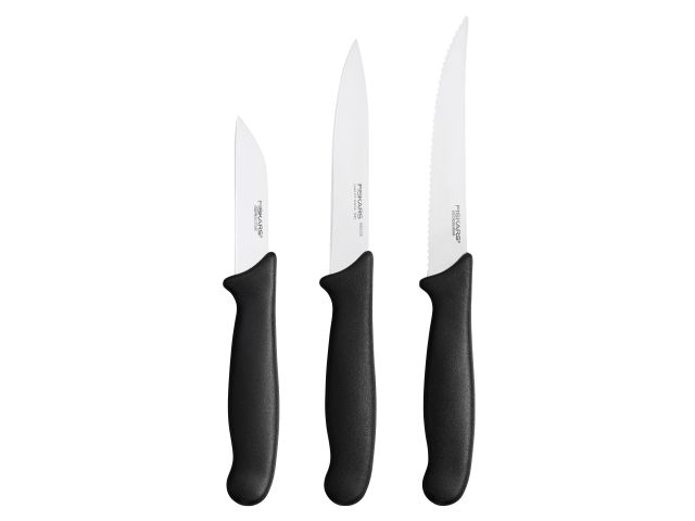 Набор ножей для овощей 3 шт Essential Fiskars