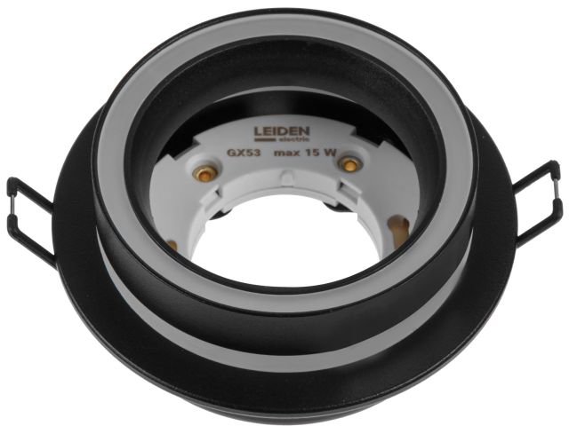 Image 4 Светильник встраиваемый круг/черный 105*44 GX53 15 Вт LEIDEN ELECTRIC