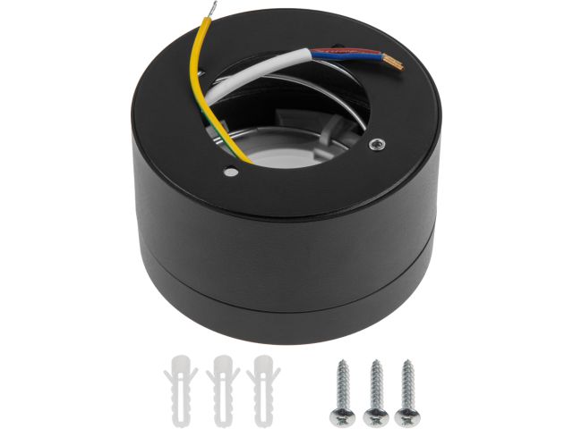 Image 3 Светильник накладной круг/черный 83*50 GX53 15 Вт LEIDEN ELECTRIC