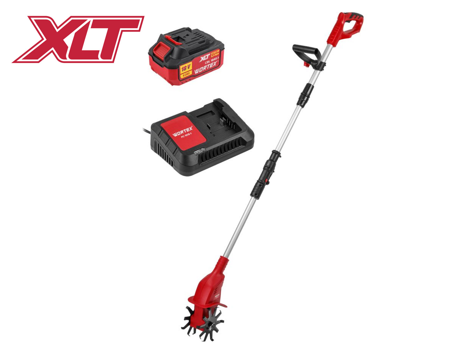 Аккум. культиватор WORTEX CRC 3018 XLT SET