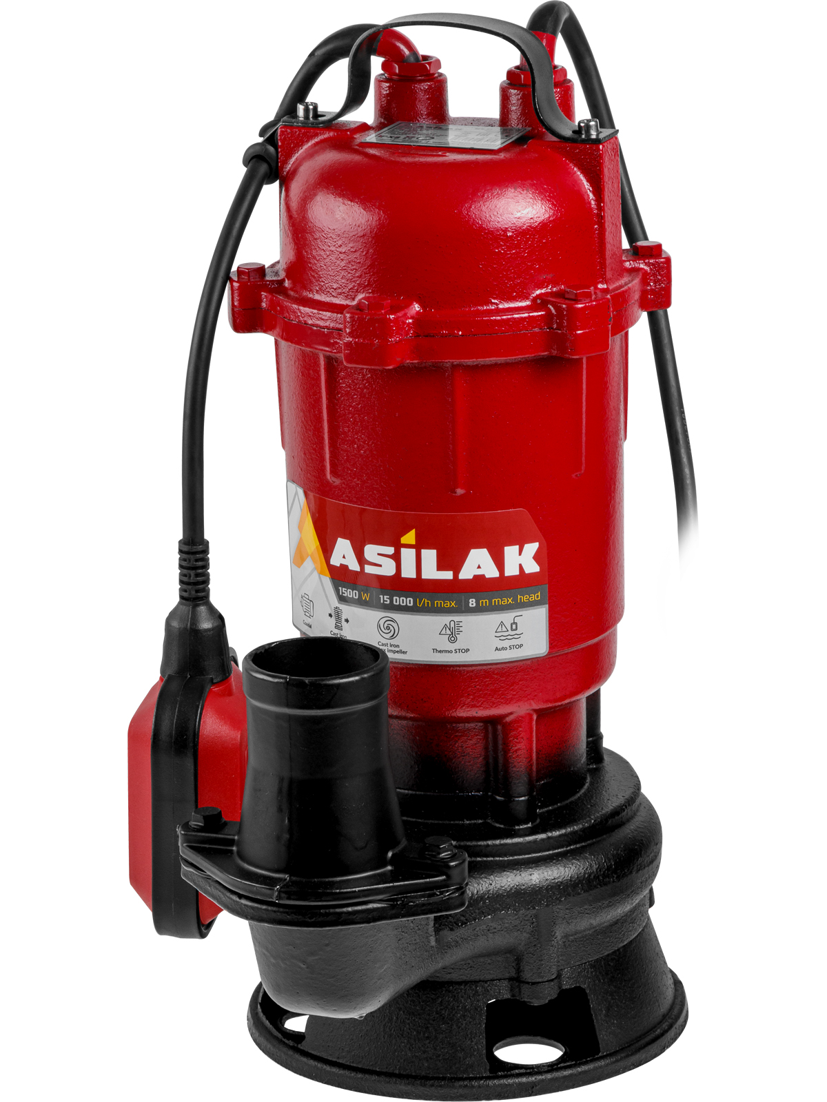 Насос погружной для грязной воды ASILAK SLP-1500
