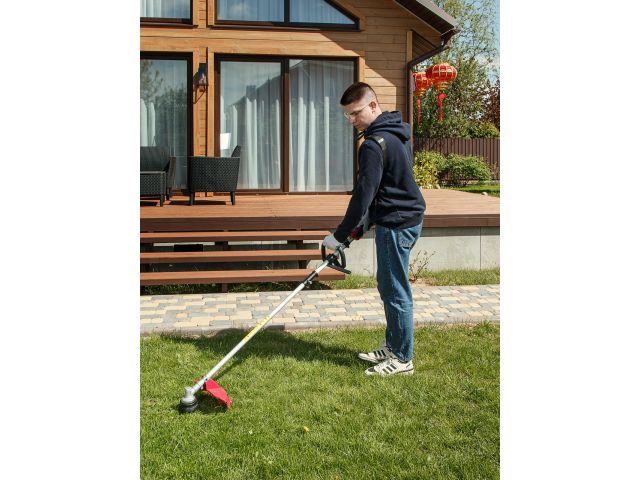 Image 9 Триммер аккум. WORTEX TB 3036-1 ALL1 XLT SOLO БЕСЩЁТ.ДВИГ., 18В+18В, шир.скаш.340/255 мм леска/нож
