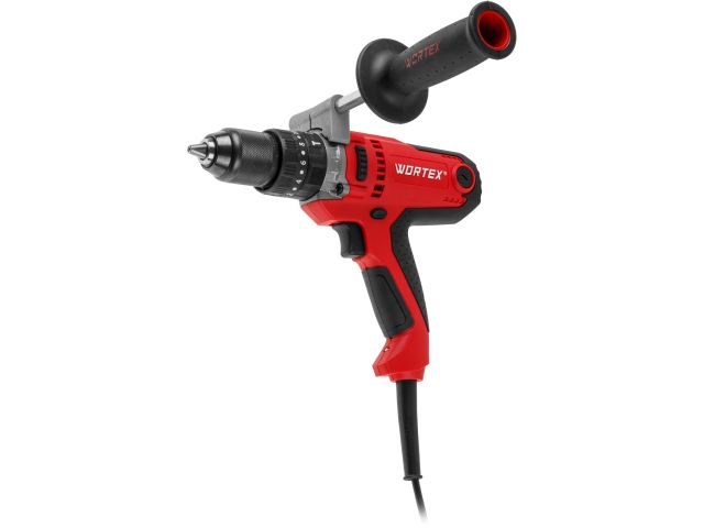Image 1 Дрель-шуруповерт ударная WORTEX DR 1323 D в кор. 450 Вт, 83 Нм, 2 скор., БЗП 1.5-13 мм, 4 м шнур
