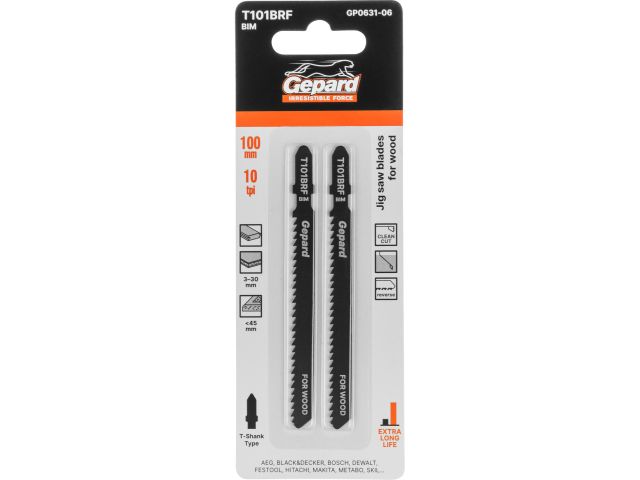 Image 1 Пилка лобз. по дереву T101BRF (2 шт.) GEPARD