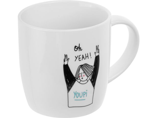 Image 2 Кружка керамическая, 360 мл., LIFESTYLE-3, PERFECTO LINEA