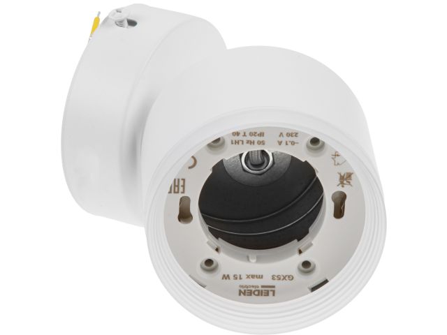 Image 5 Светильник накладной поворотный/белый GX53 15 Вт LEIDEN ELECTRIC