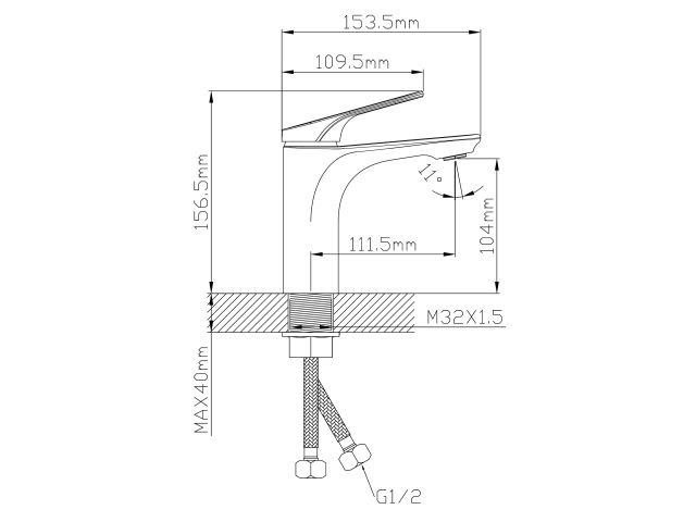 Image 3 Смеситель для умывальника D35, серия 760 ECONOCE