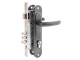 Замок врезной Зенит ЗВ4-85.3-02 (серебро)