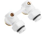 Watch image 4 Клапан угловой шаровый 3/4" нар. для радиатора (мультифлекс), Белый, AV Engineering (инд. упак.)