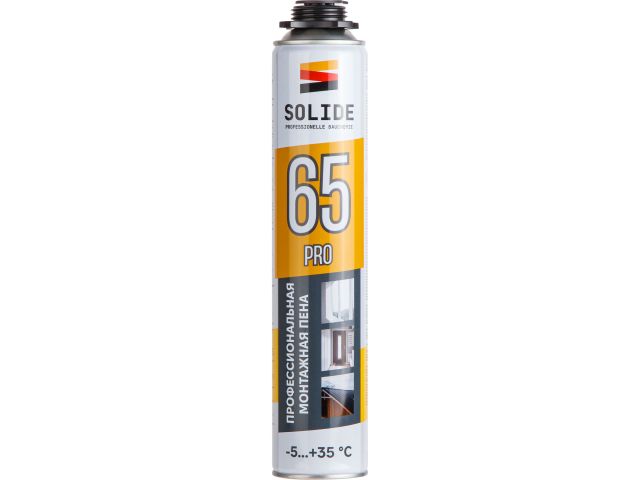 Image 1 Пена монтажная профессиональная всесезонная SOLIDE Foam Pro 65 (750мл)